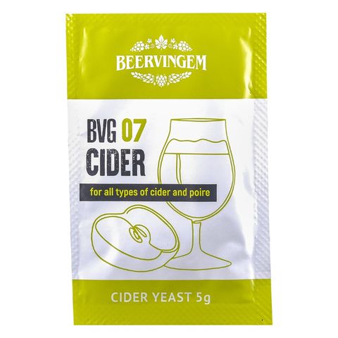 1. Дрожжи для сидра Cider BVG-07 (Beervingem), 5 г